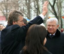 Visit of Yushchenko to Donetsk