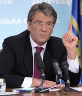 Visit of Yushchenko to Donetsk