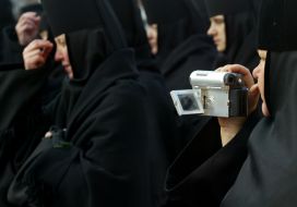 Встановлення 2-х хрестів Свято-Миколаївського собору у Києві