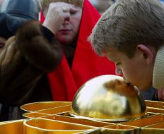 Встановлення 2-х хрестів Свято-миколаївського собору у Києві