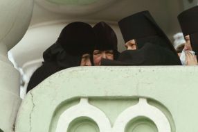 Встановлення 2-х хрестів Свято-миколаївського собору у Києві