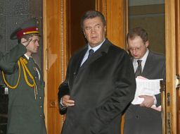 Victor Yanukovych after meeting with President in Kiev