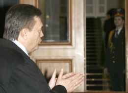 Victor Yanukovych after meeting with President in Kiev