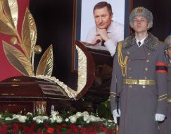 Funeral ceremony of Kushnarev