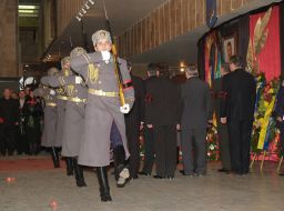 Funeral ceremony of Kushnarev