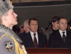 Funeral ceremony of Kushnarev