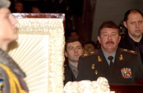 Funeral ceremony of Kushnarev