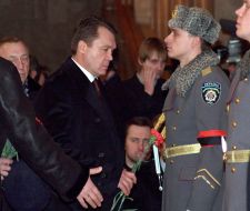Funeral ceremony of Kushnarev