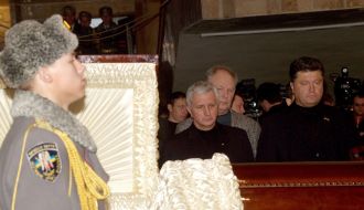 Funeral ceremony of Kushnarev