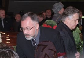 Funeral ceremony of Kushnarev