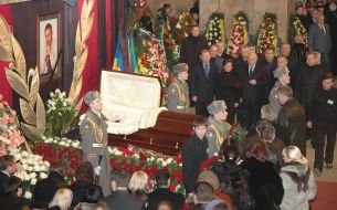 Funeral ceremony of Kushnarev