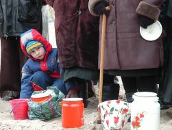 Celebration of Epiphany in Zaporozhie