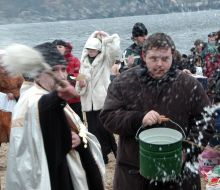 Celebration of Epiphany in Zaporozhie