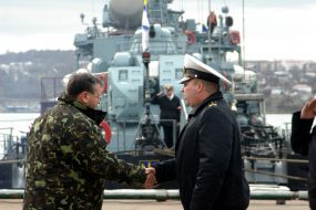 Visit of Gritsenko to Sevastopol