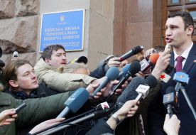 Интервью Виталия Кличко в Киеве