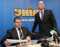 Wine-makers press-conference in UNIAN