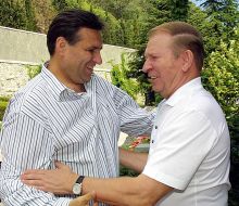 Леонид Кучма и Борис Трайковский