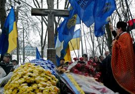 Meeting in commemoration of heroes of Kruty