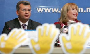 Прес-конференція Катерини Ющенко та МакДональдз в УНІАН