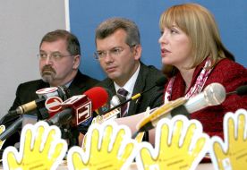 Прес-конференція Катерини Ющенко та МакДональдз в УНІАН