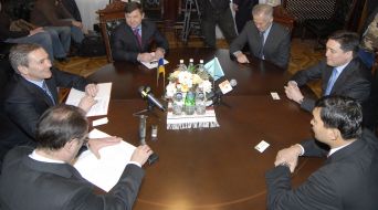 Meeting of Chernovetsky with mayor of Astana