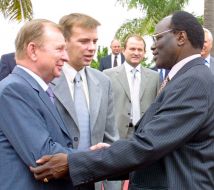 Leonid Kuchma and Najimi Ngene Kariuki