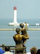 A monument to a wife who waits for her husband