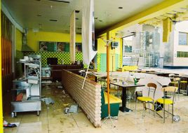 Взрыв в центре Луганска