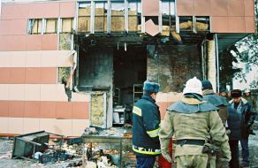 Взрыв в центре Луганска