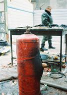 Взрыв в центре Луганска