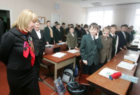 Візит Катерини Ющенко до ”Києво-Могилянського колегіуму”