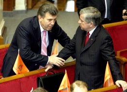 Sergey Kivalov and Anatoly Kinakh