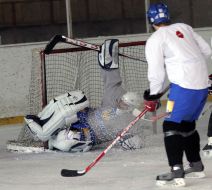 Training of Ukrainian hockey team