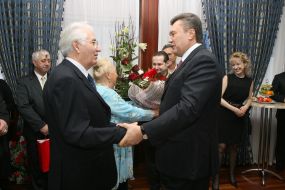 Viktor Yanukovich and Valentin Zgursky