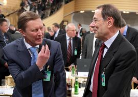 Сергей Иванов и Хавьер Солана