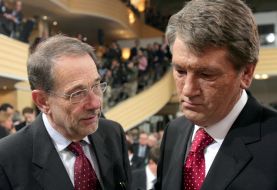 Виктор Ющенко и Владимир Путин