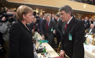 Виктор Ющенко и Владимир Путин