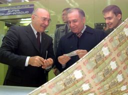 Ion Iliescu and Volodymyr Stelmakh