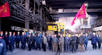 Illich metallurgical industrial complex in Mariupol