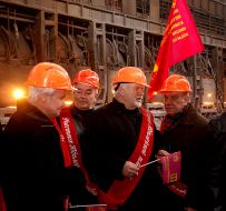 Illich metallurgical industrial complex in Mariupol