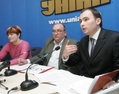 Olga Plyuskach, Alexandr Gerasimenko and Nazar Dmitrasevich