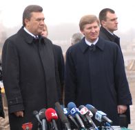 Виктор Янукович и Ринат Ахметов