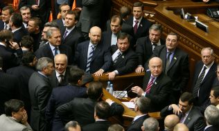 Meeting of Ukrainian parliament. 21, February, 2007