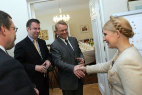Meeting of Timoshenko with ambassadors of European Union countries