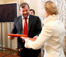 Подписание соглашения об Объединенной оппозиции между БЮТ и ”Нашей Украиной”