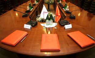 Подписание соглашения об Объединенной оппозиции между БЮТ и ”Нашей Украиной”