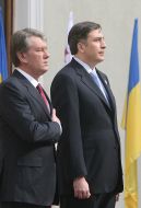 Viktor Yuschenko and Mikhail Saakashvili