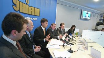 Press conference of east municipal councils in UNIAN