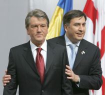 Viktor Yuschenko and Mikhail Saakashvili