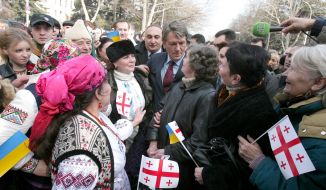 Visit of Viktor Yuschenko to Georgia